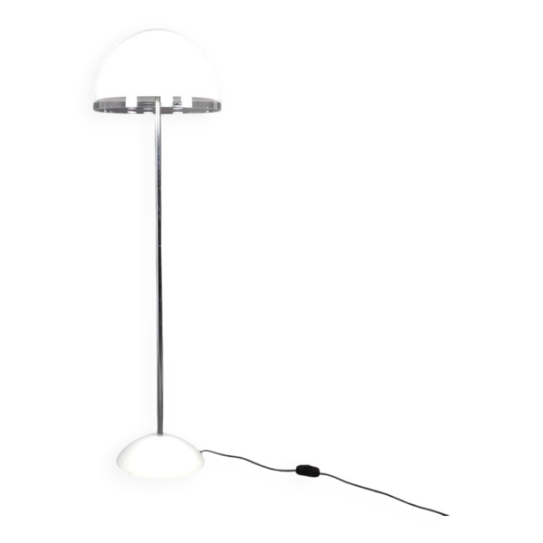 Lampe sur pied IGuzzini Baobab blanche, Italie années 1970