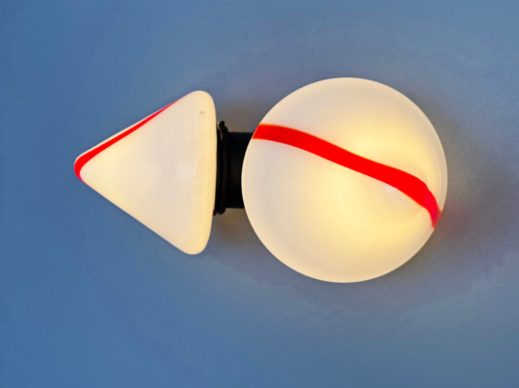 4 Miko 23 outdoor wall sconces by Renato Toso for Leucos, Italy, 1970s