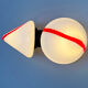4 Miko 23 outdoor wall sconces by Renato Toso for Leucos, Italy, 1970s