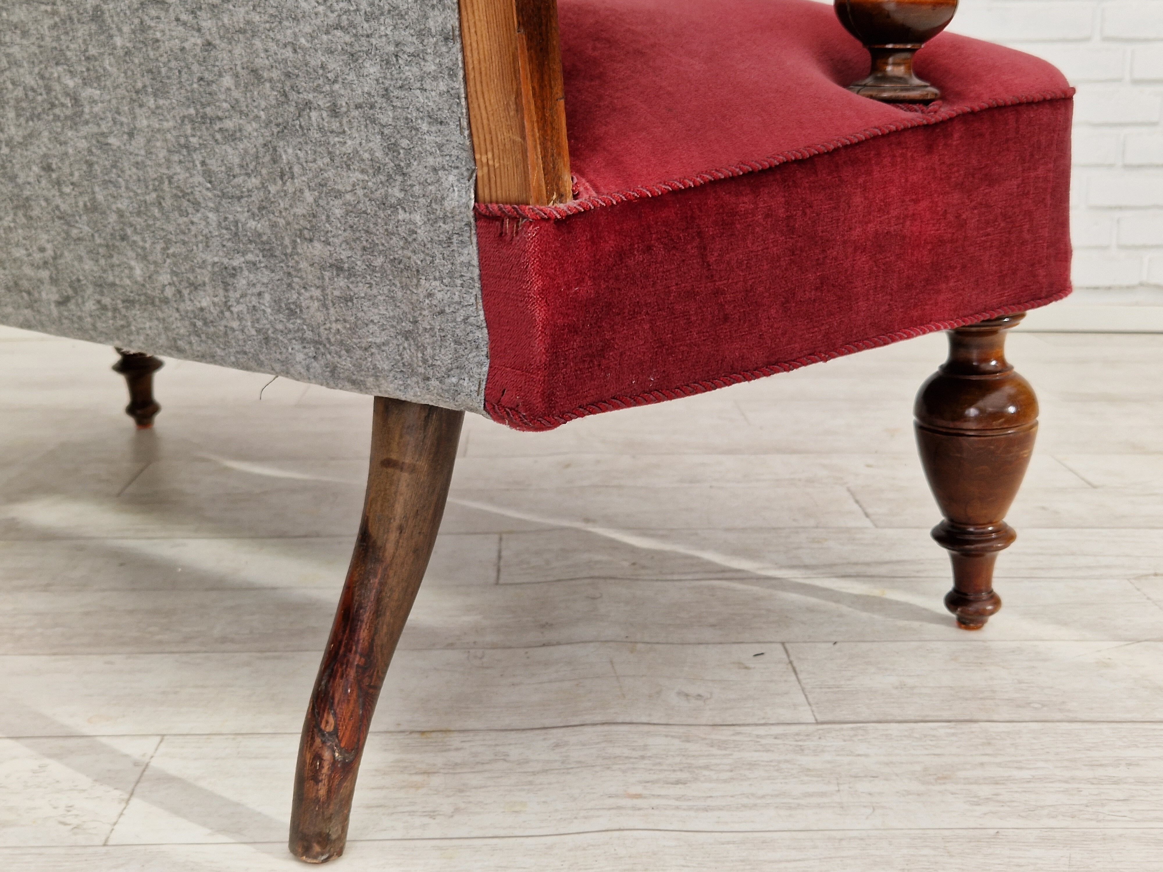 Canapé 2 places vintage danois