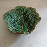 Cabbage leaf in Sarreguemines slip