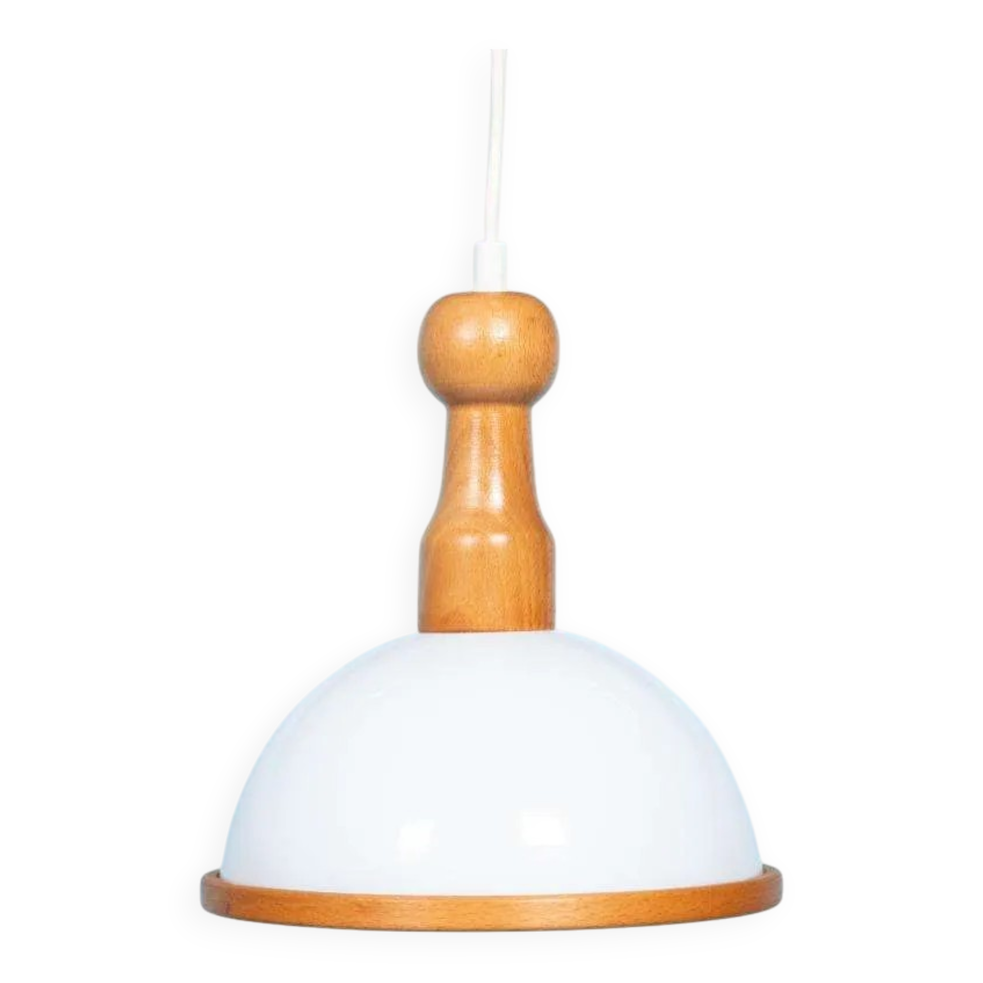 Bohemian 70s mushroom pendant lamp