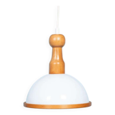 Bohemian 70s mushroom pendant lamp