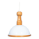 Bohemian 70s mushroom pendant lamp