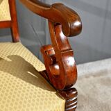 Mahogany Office Armchair, Restoration Period – Early 19th Century