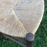 Pair of rustic mulched chairs