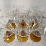 Set of 6 vintage wine glasses