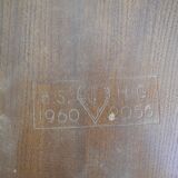 pair of Ercol Windsor BSHG 1960 2056 vintage decor dining chairs 60s