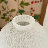 Speckled ball glass vase