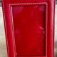Pair of vintage red photo holder frames