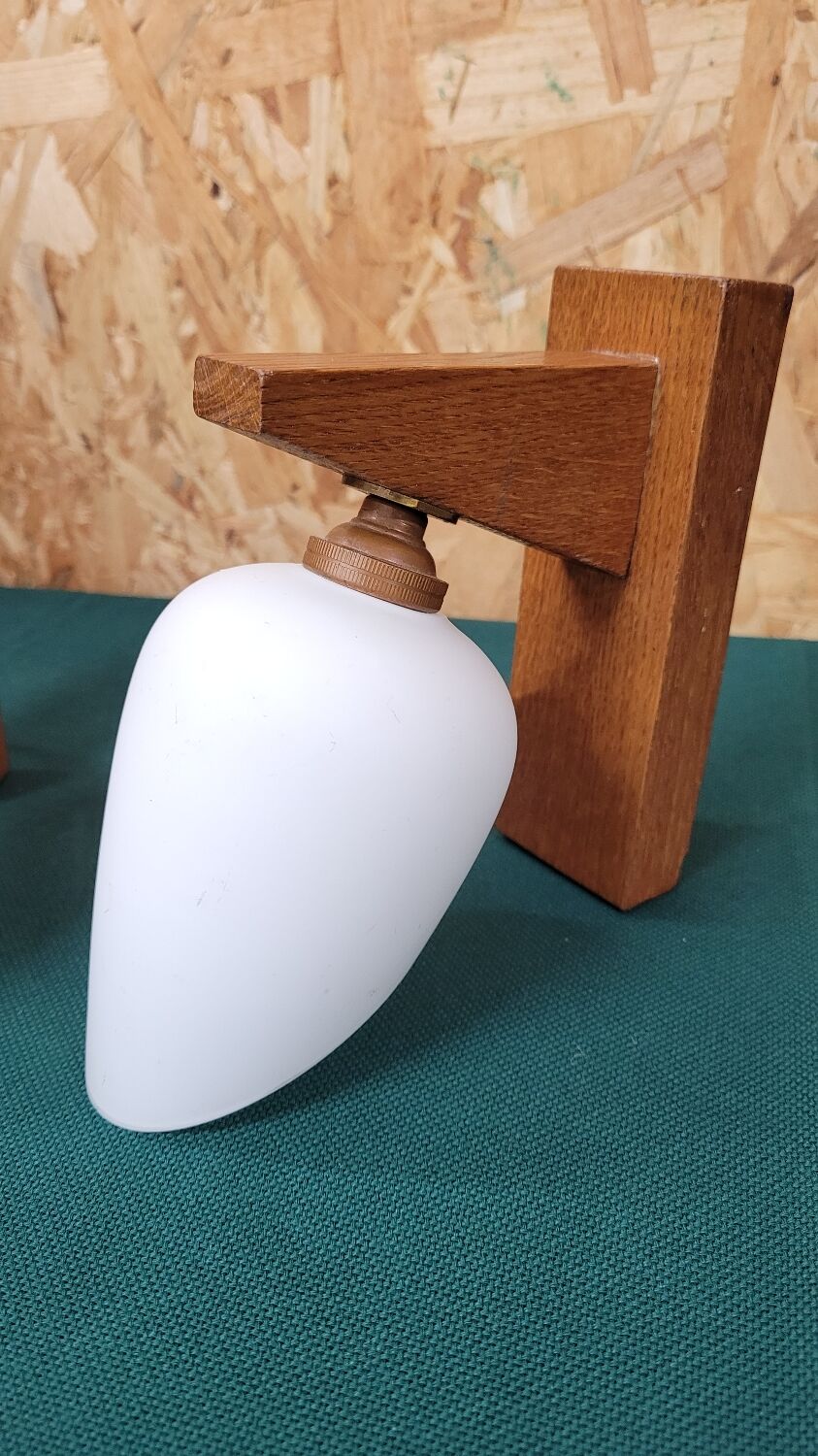 Two Scandinavian wall lights