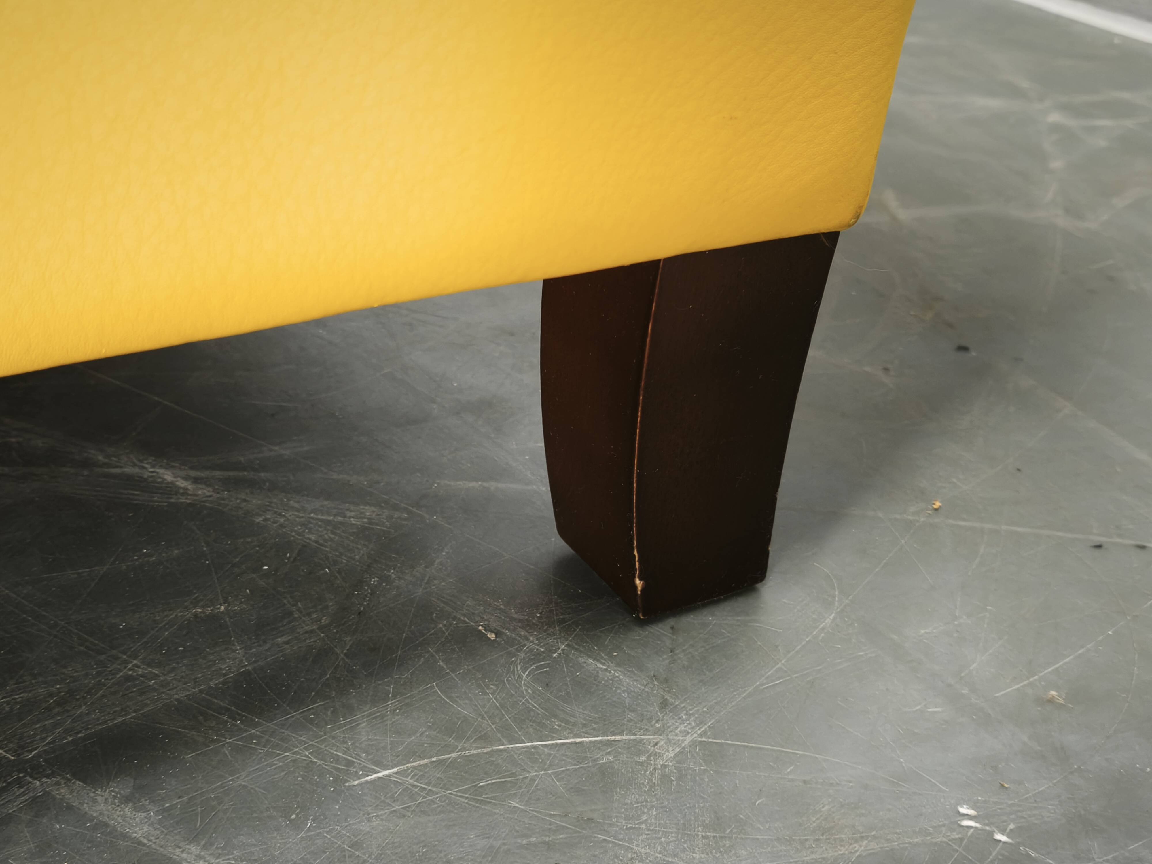 Poltrona Frau George Leather Sofa, Italy, 1992, Labeled