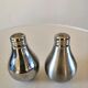 Salt and pepper maker "bidibule" in metal design 70s - 80s