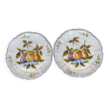 Set of two art deco wall plates