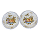 Set of two art deco wall plates