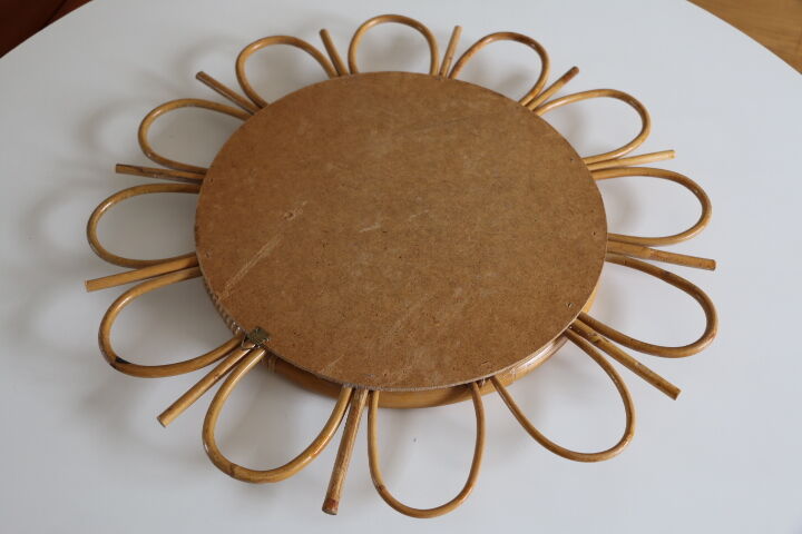 Rattan mirror flower 50cm