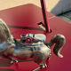 Briquet métal  forme cheval vintage