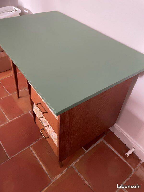 Vintage Scandinavian desk revamped