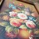 Tableau huile sur panneau Bouquet de B.Vogel