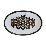 Flat oval presentation Boch La Louvière model Rambouillet