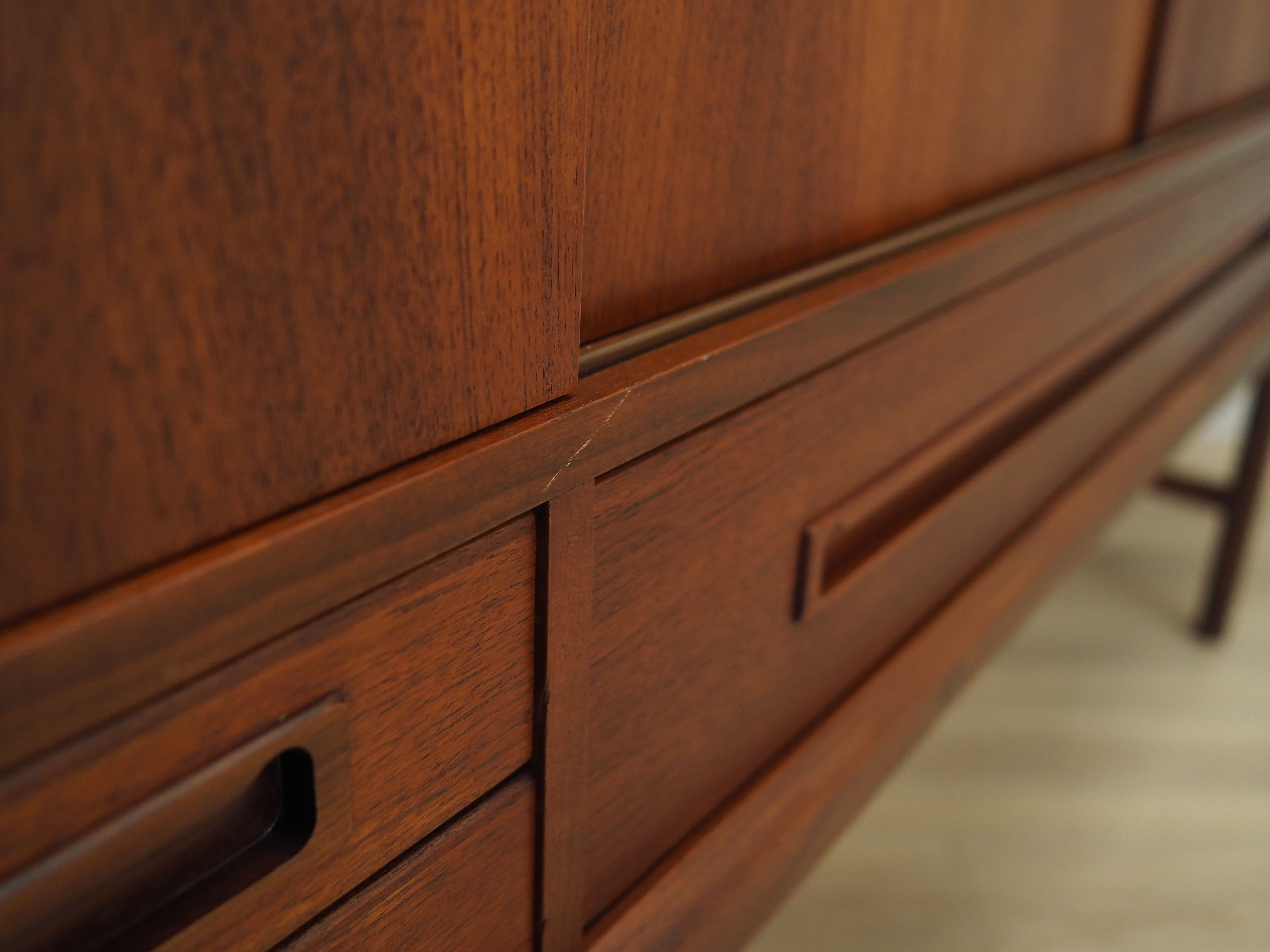 Teak highboard, Danish design, 1960s, Denmark