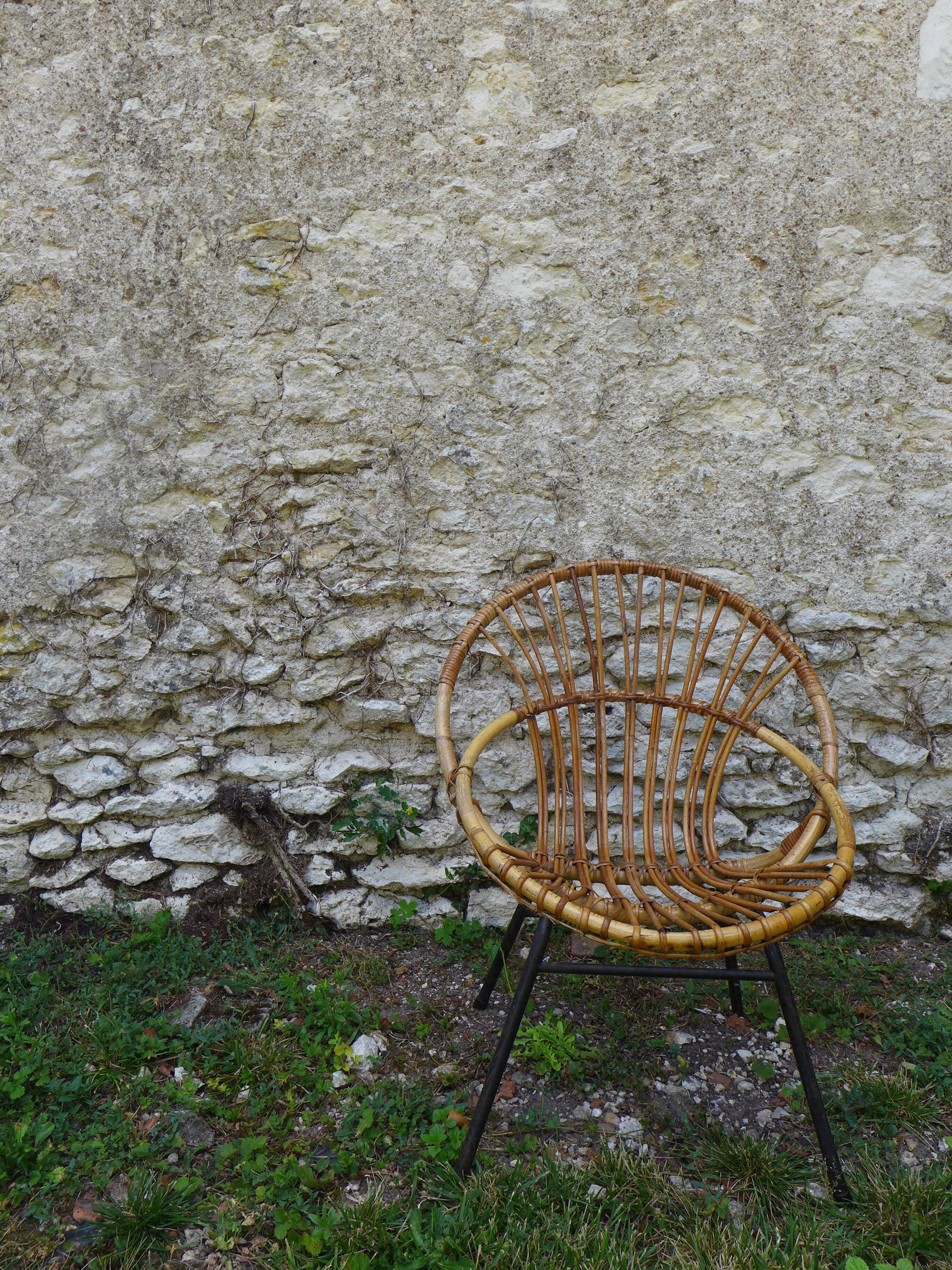 Vintage rattan chair