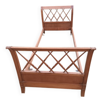 Old wooden bed