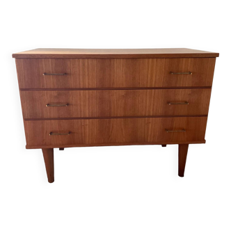 Scandinavian teak chest of drawers 60s-70s