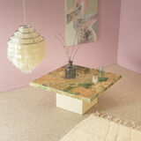 1960s onyx coffee table