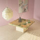1960s onyx coffee table