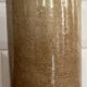 Beige stoneware bottle vase