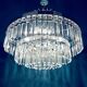 Grand vintage crystal chandelier from Sijaj Hrastnik, Yugoslavia, 1970s.