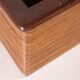 Rattan and wood planter