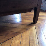 Table basse en bois avec rangement intérieur