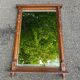 Henri II mirror in solid oak 67x97cm from the 19th century