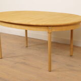 Vintage Oval Dining Table | Oak | Extendable | 3 Extension Leaves