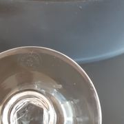 Set of 8 wine glasses Cristallerie de Lorraine 50s