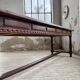 Table XXL noyer massif foncé 3m
