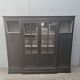 Furniture library industrial office four doors oak black patina