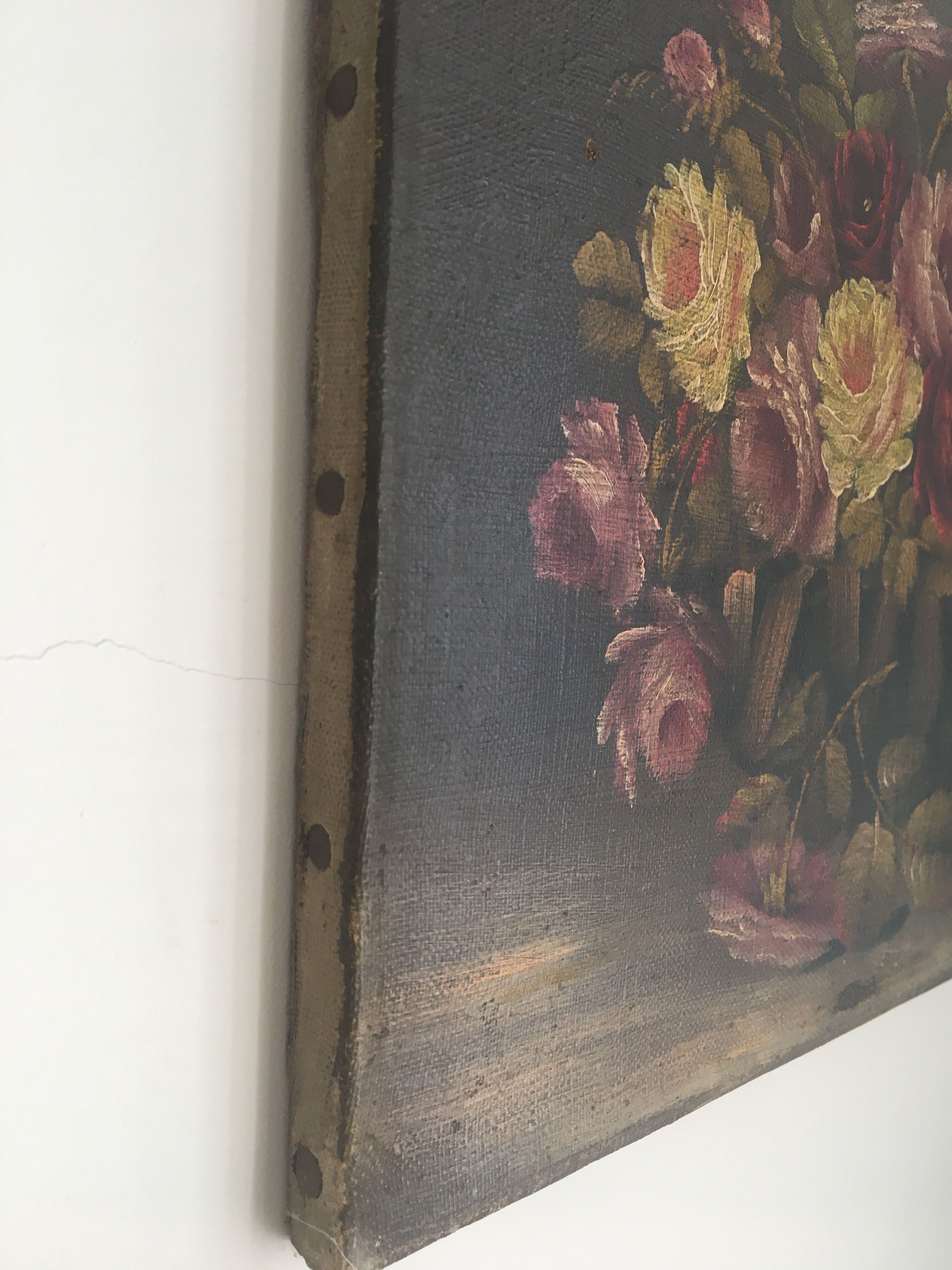 Huile sur toile, signée, tableau début 20e siècle