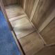 Pair of high-quality solid oak Norman wardrobes, "Cauchoise" model from the 1960s-1970s.