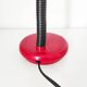 Red vintage lamp, 30.5 cm high