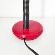 Lampe vintage rouge, 30,5 cm de haut