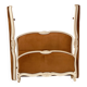Louis XV style bed in patinated hornbeam, 20th century.