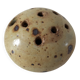 Small vintage speckled stoneware flower frog