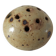 Small vintage speckled stoneware flower frog