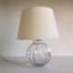 Lampe boule en verre soufflé mathias vintage