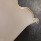 White glass tulip wall light