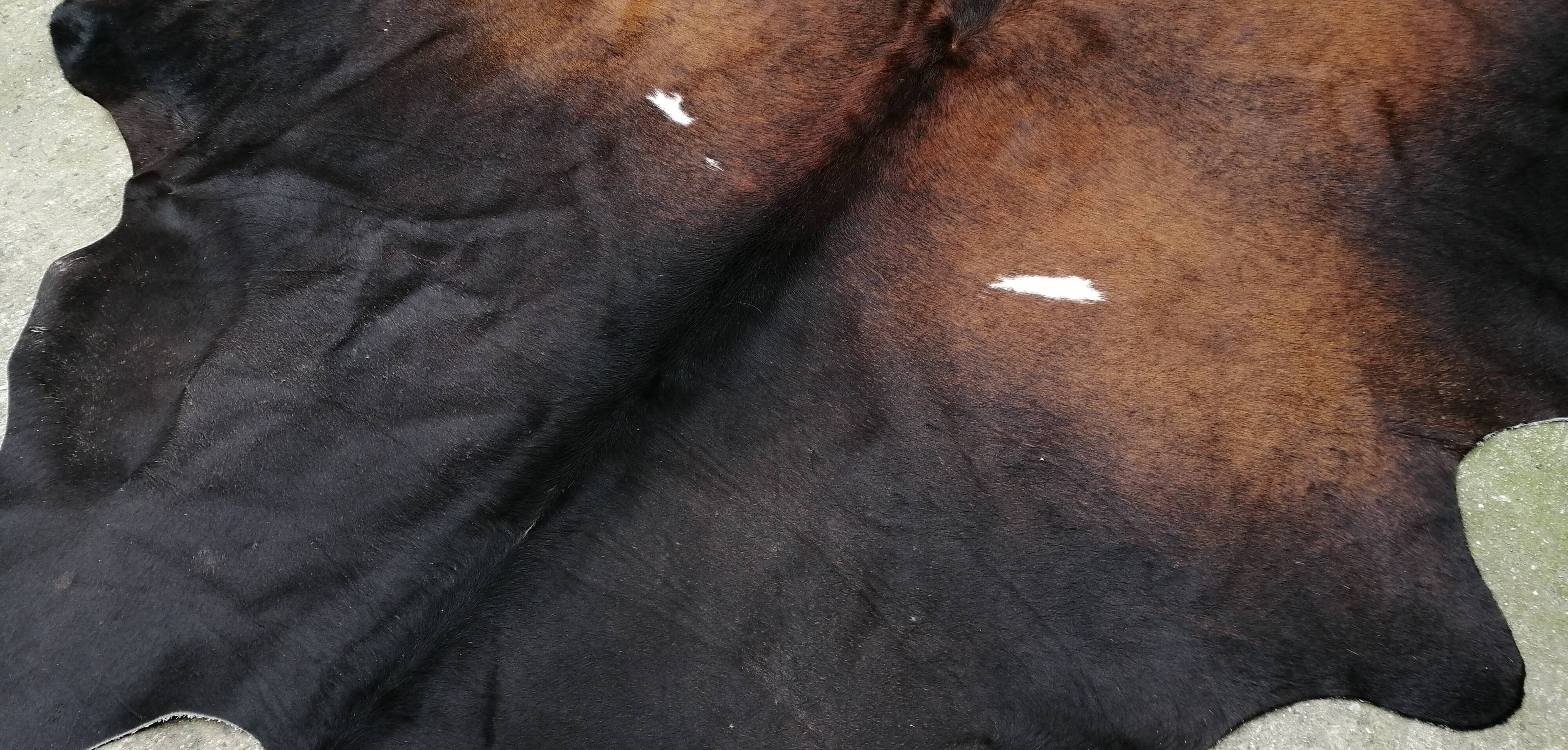 Cow skin mat
