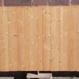 Pine bookcase (251 x 49 x height 288 cm)